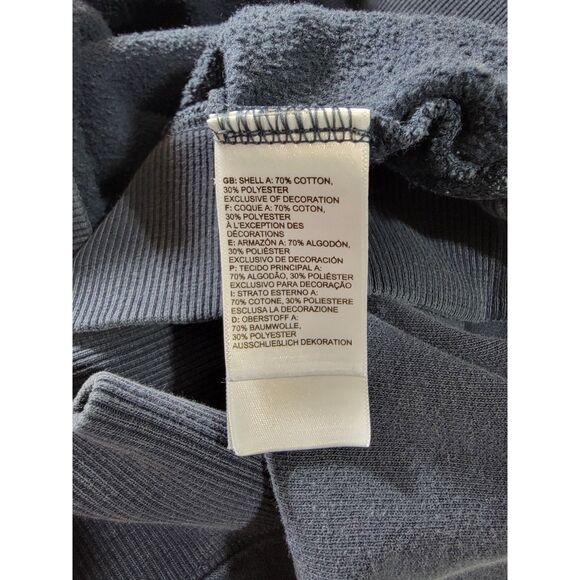 Women's North Face Navy Hoodie Sweatshirt - Medium - Picture 6 of 8